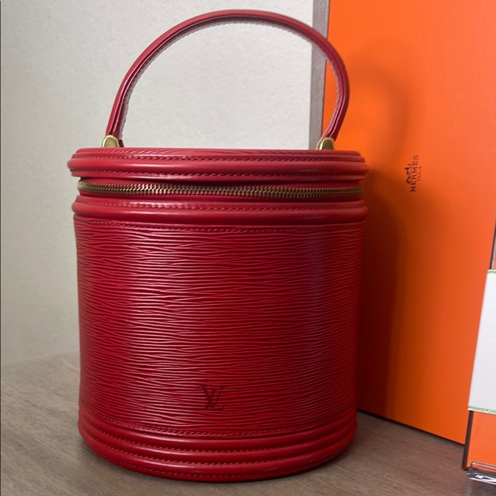 Louis Vuitton Epi Cannes Hand Vanity Bag